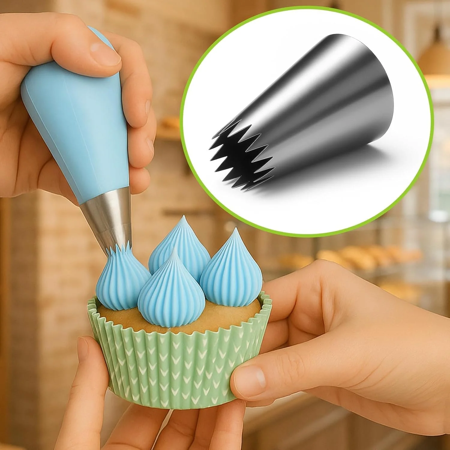 لوازم تزئین کیک بزرگ، مجموعه نوک های خامه برای تزئین کیک، لوازم پخت و پز با قابلیت استفاده مجدد، مجموعه نوک تزئین کیک، ابزار آشپزخانه استیل ضد زنگ برای تزئین کوکی، کیک، کاپ کیک (نوع 4) لوازم تزئین کیک بزرگ، مجموعه نوک های خامه برای تزئین کیک، لوازم پخت و پز با قابلیت استفاده مجدد، مجموعه نوک تزئین کیک، ابزار آشپزخانه استیل ضد زنگ برای تزئین کوکی، کیک، کاپ کیک (نوع 4)