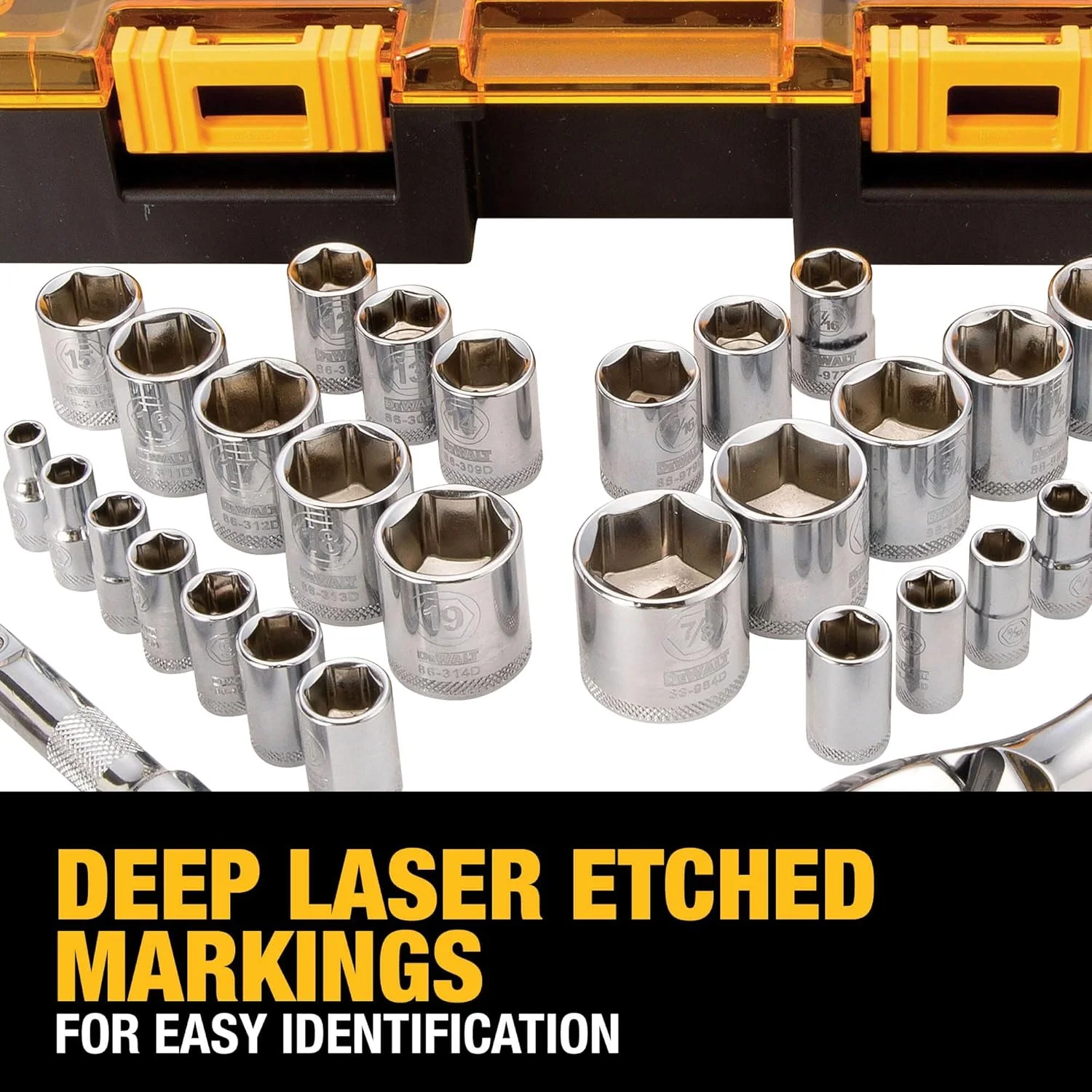 جعبه ابزار Dewalt DWMT73804، ست بکس 1/4 و 3/8 اینچ جعبه ابزار Dewalt DWMT73804، ست بکس 1/4 و 3/8 اینچ