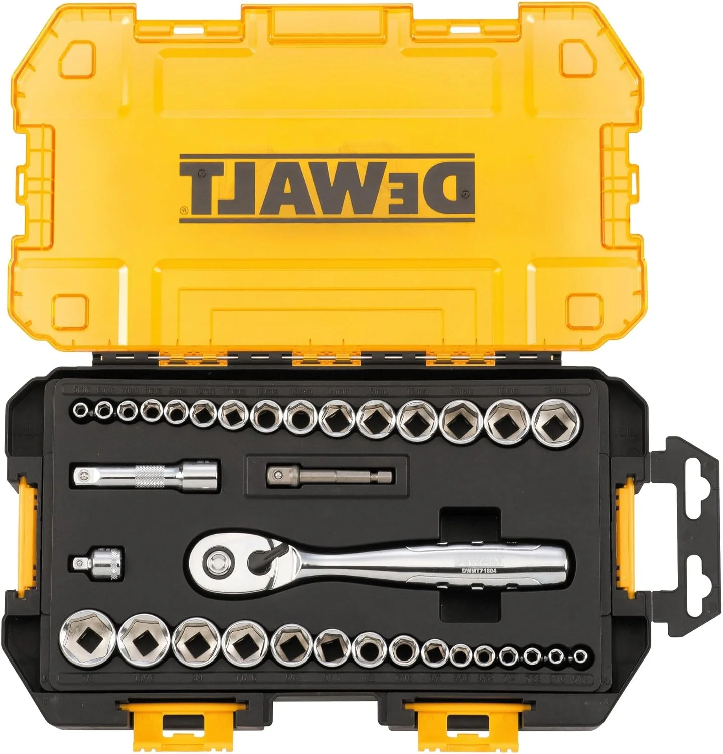 جعبه ابزار Dewalt DWMT73804، ست بکس 1/4 و 3/8 اینچ جعبه ابزار Dewalt DWMT73804، ست بکس 1/4 و 3/8 اینچ