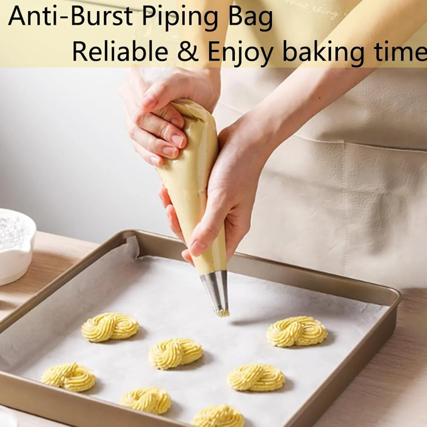 کیسه های قیف یکبار مصرف، 200 عدد کیسه شیرینی پزی، مجموعه کیسه های قیف و سر قیف، کیسه های شیرینی پزی با 2 عدد بست کیسه آیسینگ، 1 عدد اتصال دهنده، 6 عدد سر ماسوره برای تزئین کیک و شیرینی کیسه های قیف یکبار مصرف، 200 عدد کیسه شیرینی پزی، مجموعه کیسه های قیف و سر قیف، کیسه های شیرینی پزی با 2 عدد بست کیسه آیسینگ، 1 عدد اتصال دهنده، 6 عدد سر ماسوره برای تزئین کیک و شیرینی