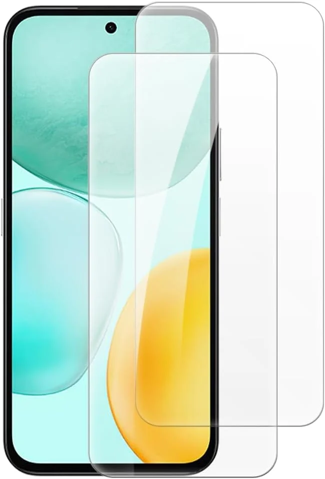 Shantime [بسته 2 عددی] محافظ صفحه نمایش شیشه ای حرارت دیده سازگار با Huawei Honor Play 60 5G (6.61 اینچ)، HD شفاف ضد خش بدون حباب، سازگار با قاب