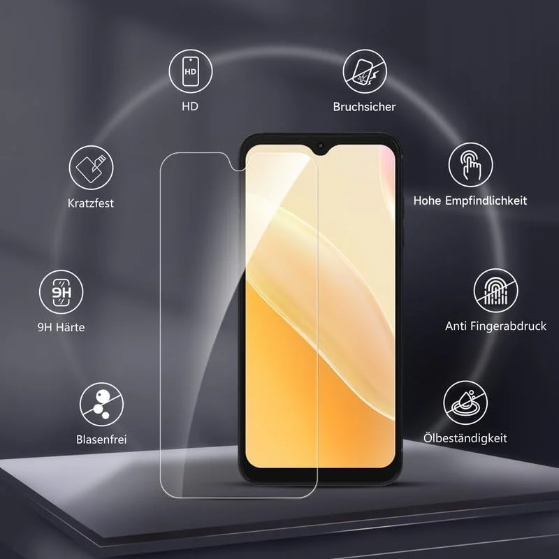 محافظ صفحه نمایش شیشه ای حرارت دیده Banuyaw برای Fairphone 4، فیلم Fairphone 4 5G با سختی 9H ضد خش، شیشه محافظ شفاف HD، بسته 2 عددی محافظ صفحه نمایش بدون حباب