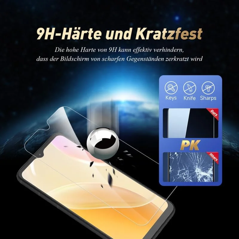 محافظ صفحه نمایش شیشه ای حرارت دیده Banuyaw برای Fairphone 4، فیلم Fairphone 4 5G با سختی 9H ضد خش، شیشه محافظ شفاف HD، بسته 2 عددی محافظ صفحه نمایش بدون حباب