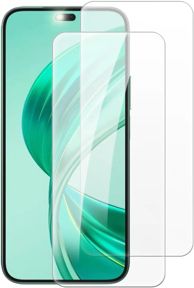 شاین تایم [بسته 2 عددی] محافظ صفحه نمایش شیشه ای حرارت دیده سازگار با هوآوی Honor X8B 4G (6.7 اینچ)، شفاف HD ضد خش بدون حباب، سازگار با قاب