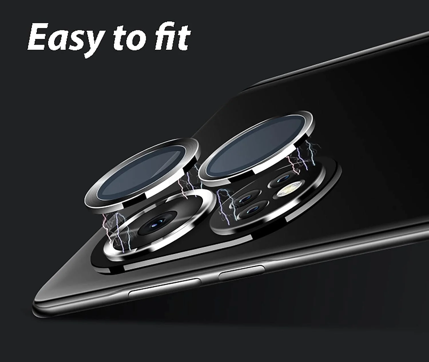 محافظ لنز دوربین GIOPUEY برای گوشی آنر 50 و آنر 50 پرو، محافظ صفحه شیشه ای دوربین [جنس 2 در 1] حاشیه فلزی + شیشه محافظ - سبز