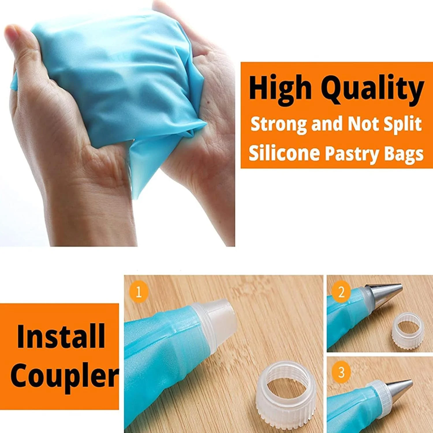 مجموعه 72 عددی کیسه و سری قیف چوچای، کیت لوازم تزئین کیک برای پخت با سری های ماسوره استیل، کیسه های قیف یکبار مصرف، کیسه های شیرینی پزی سیلیکونی قابل استفاده مجدد، کاردک کیک مجموعه 72 عددی کیسه و سری قیف چوچای، کیت لوازم تزئین کیک برای پخت با سری های ماسوره استیل، کیسه های قیف یکبار مصرف، کیسه های شیرینی پزی سیلیکونی قابل استفاده مجدد، کاردک کیک