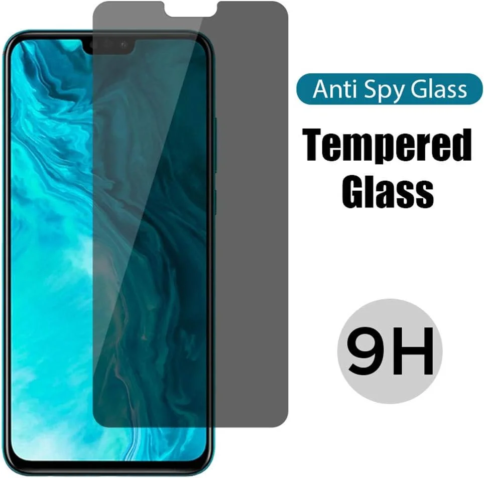 محافظ صفحه نمایش MIBQM بسته 3 عددی برای گوشی های آنر 8X 10X Lite 9X Prime 9S 20 Pro 10 Lite 10i 20i 30i شیشه محافظ حریم خصوصی برای آنر 20