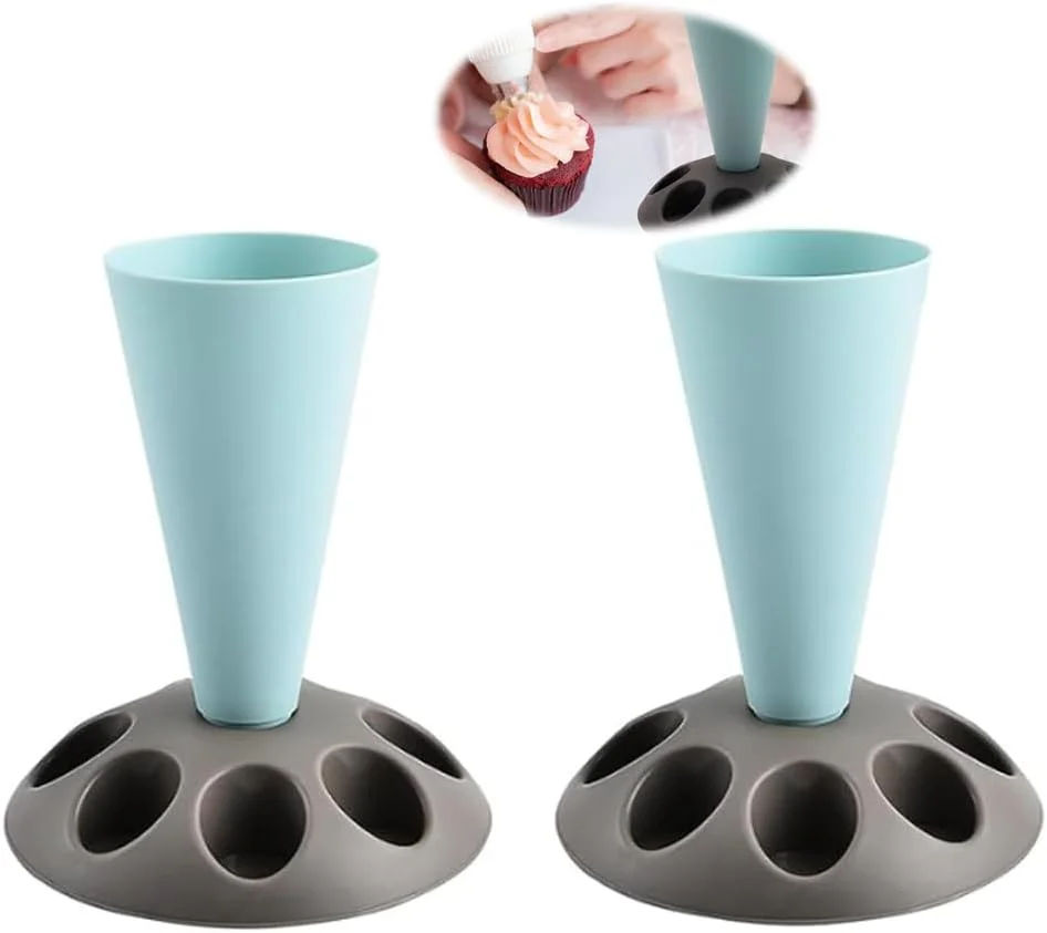 پایه نگهدارنده قیف خامه Azonee، نگهدارنده ابزار برای تزئین کیک و کیسه های شیرینی پزی، نگهدارنده نازل، پایه پلاستیکی کیسه شیرینی پزی برای لوازم جانبی پخت پایه نگهدارنده قیف خامه Azonee، نگهدارنده ابزار برای تزئین کیک و کیسه های شیرینی پزی، نگهدارنده نازل، پایه پلاستیکی کیسه شیرینی پزی برای لوازم جانبی پخت