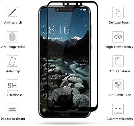 محافظ صفحه نمایش [5D] برای Sam A05/ play 30+ / honor x7 / x7a / Nova y71 / honor play 6t / realme c53 / Sam A05s / RM 13c / POCO C65