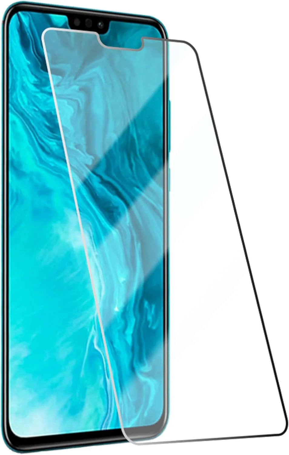 محافظ صفحه نمایش شیشه ای حرارت دیده Woowin بسته 3 عددی، مناسب برای گوشی های آنر 10X Lite 10 Lite 10 20 Pro 20 9 Lite 9 8X 9X 8S 8 9S 8 Lite 8 Pro و آنر 9X