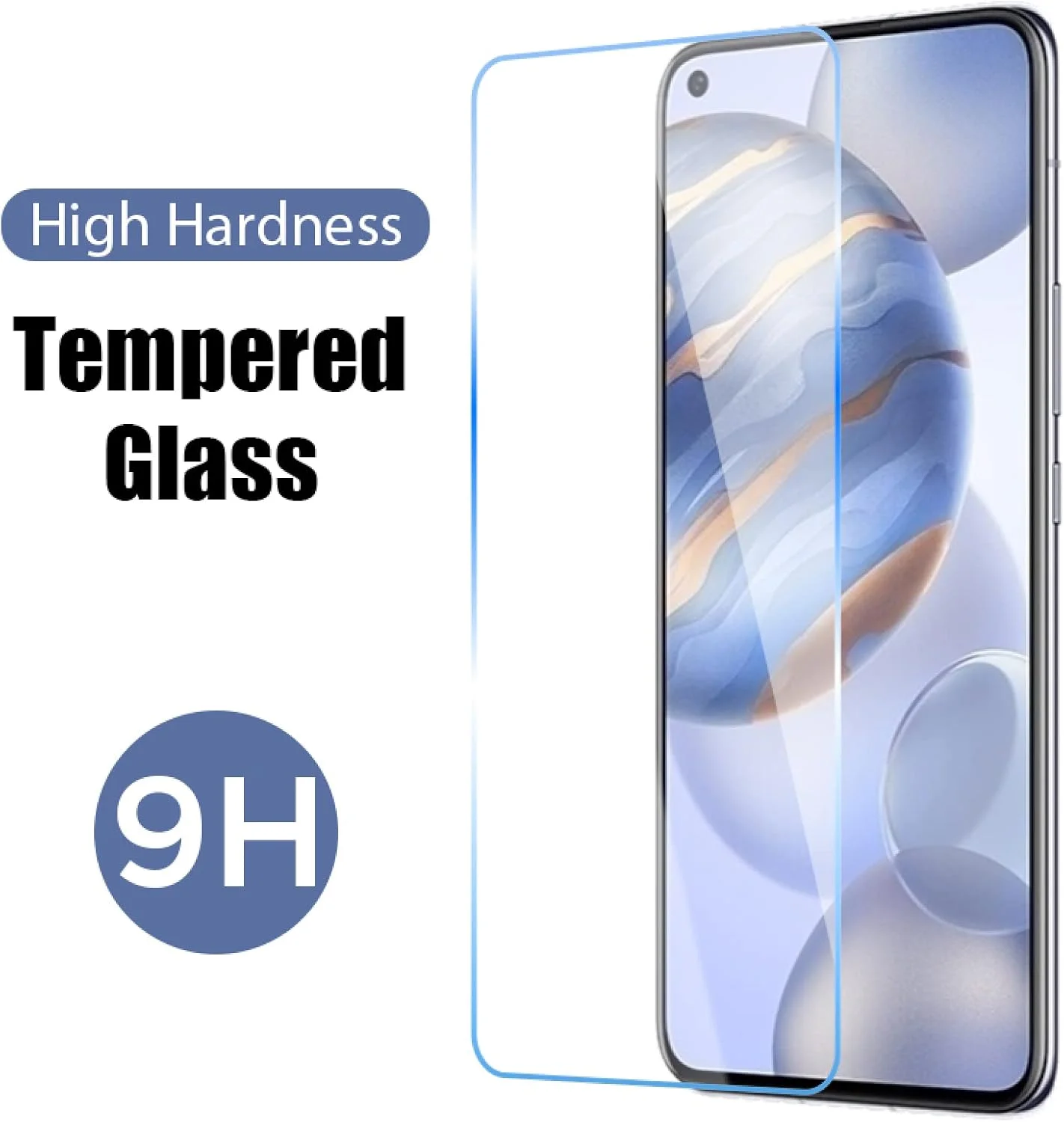 بسته 3 عددی محافظ شیشه ای Woowin، برای گوشی های آنر 10X Lite 10 Lite 10 20 Pro 20 9 Lite 9 8X 9X 8S 8 9S 8 Lite 8 Pro، شیشه محافظ صفحه نمایش برای آنر 8 لایت