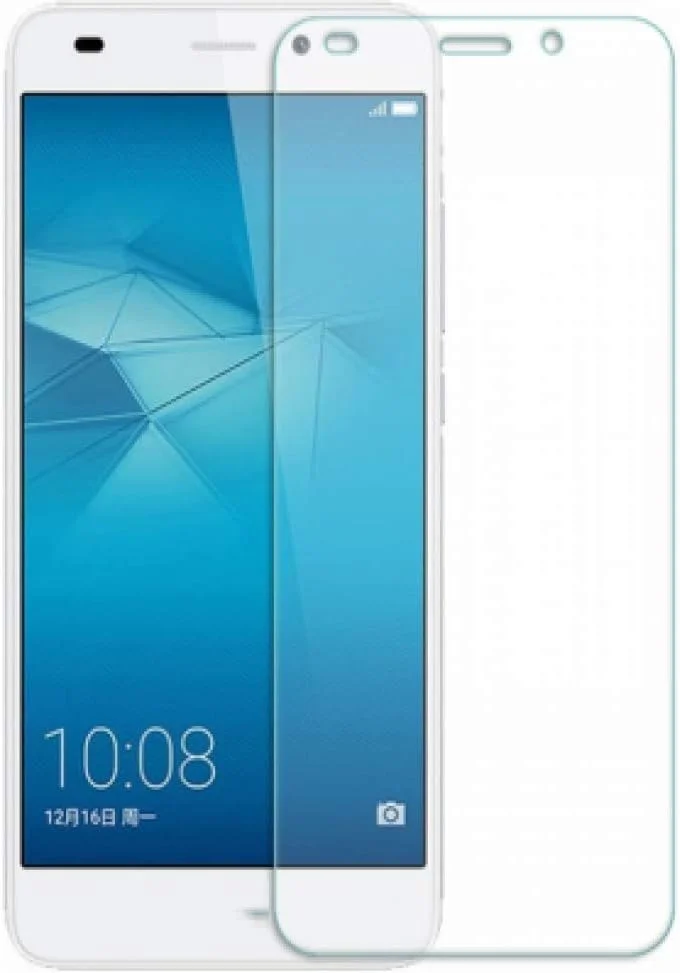 FHNLKFS محافظ صفحه نمایش شیشه ای حرارت دیده ممتاز 0.3 میلی متری 9H، مناسب برای گوشی های Huawei Honor 5C GT3 و Honor 7 Lite 5.2 اینچی، فیلم ضد انفجار شفاف 2.5 بعدی، 3 عدد