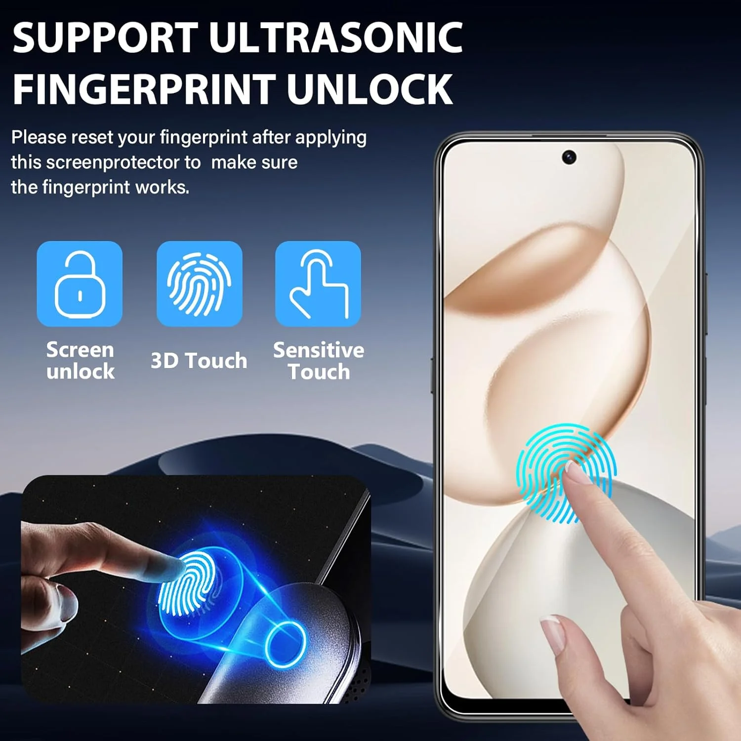 محافظ صفحه نمایش Funrae برای گوشی Honor 400 Smart، شیشه حرارت دیده با محافظ دوربین، 2 عدد فیلم 0.33 میلی متری با سختی 9H و 2 عدد محافظ دوربین فوق شفاف، محافظ صفحه نمایش ضد خش HD