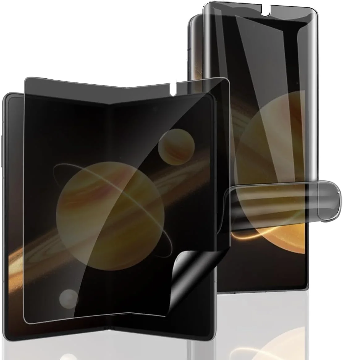 محافظ صفحه نمایش Gruattreay سازگار با Honor Magic V3، محافظ صفحه نمایش TPU ضد جاسوسی خارجی + داخلی 2 عددی، ضد خش، بدون حباب