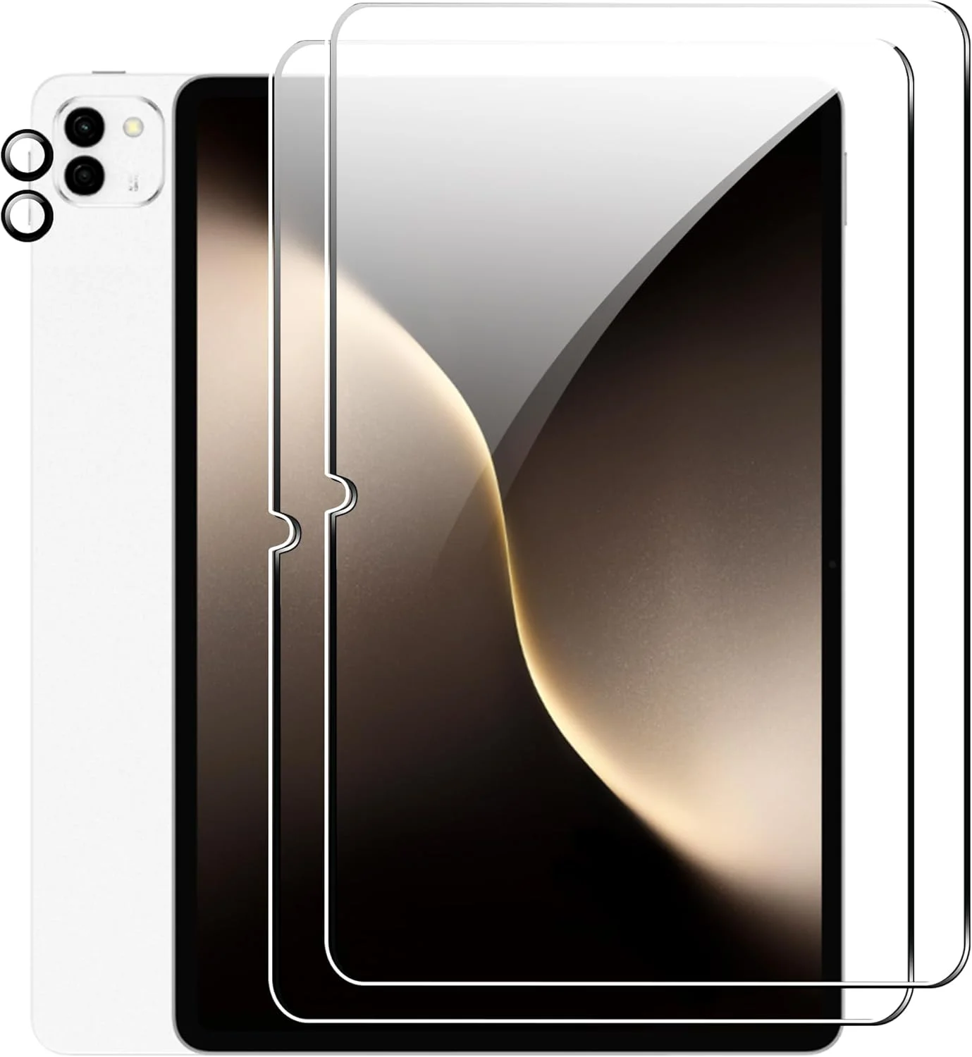 محافظ صفحه نمایش Tieeyivv برای Honor Magic Pad 3 13.3 اینچ، شیشه حرارت دیده و شیشه محافظ دوربین، پوشش کامل صفحه نمایش، بدون حباب، سختی 9H، ضد اثر انگشت محافظ صفحه نمایش Tieeyivv برای Honor Magic Pad 3 13.3 اینچ، شیشه حرارت دیده و شیشه محافظ دوربین، پوشش کامل صفحه نمایش، بدون حباب، سختی 9H، ضد اثر انگشت