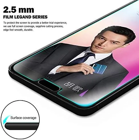 محافظ صفحه نمایش شیشه ای حرارت دیده کوگی برای گوشی هواوی Honor 10، شفاف