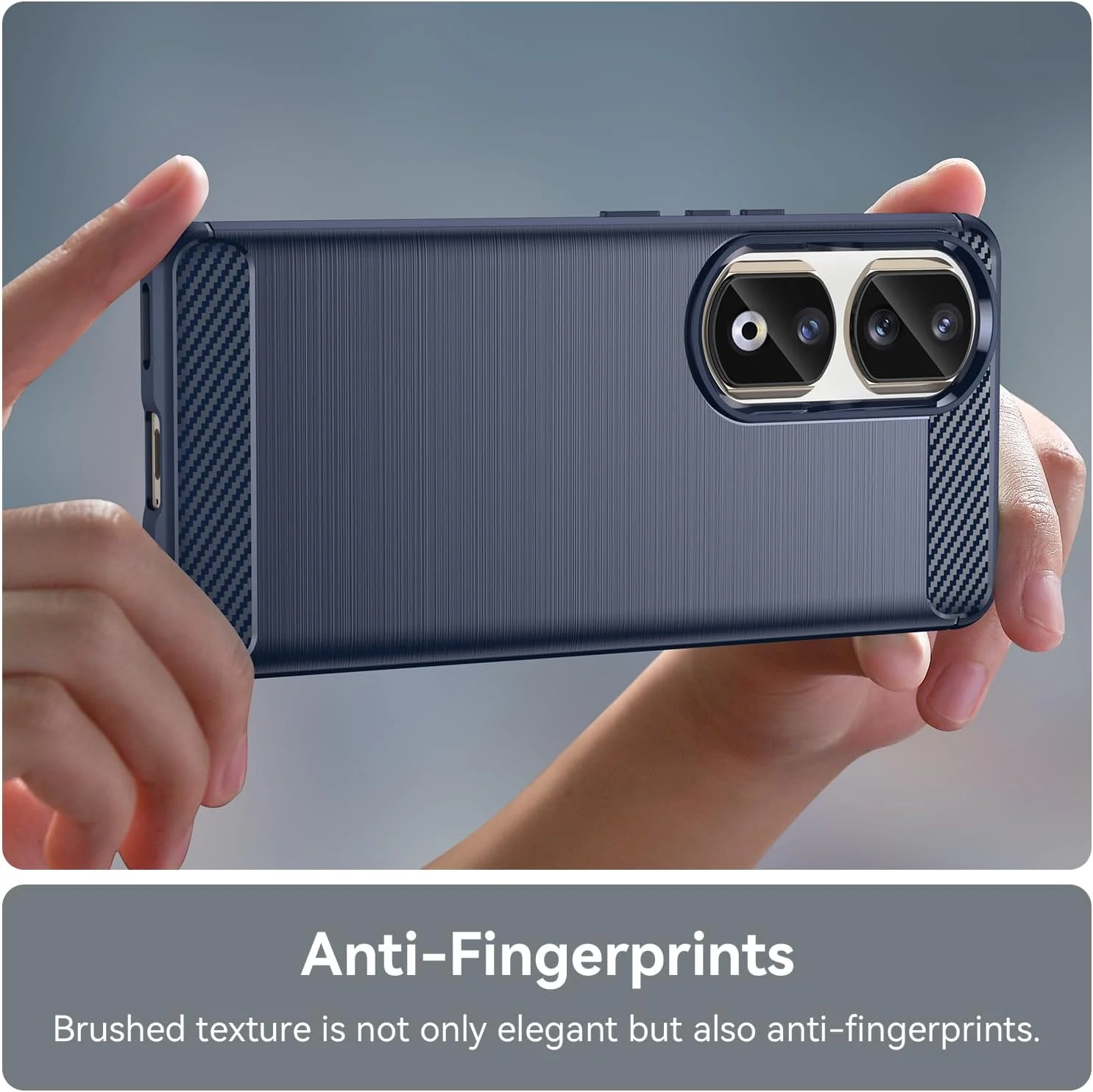 قاب محافظ گوشی HuiYouMY سازگار با Honor 90 Pro 5G، باریک، نرم، TPU، ضد ضربه و ضد خش - سرمه ای قاب محافظ گوشی HuiYouMY سازگار با Honor 90 Pro 5G، باریک، نرم، TPU، ضد ضربه و ضد خش - سرمه ای