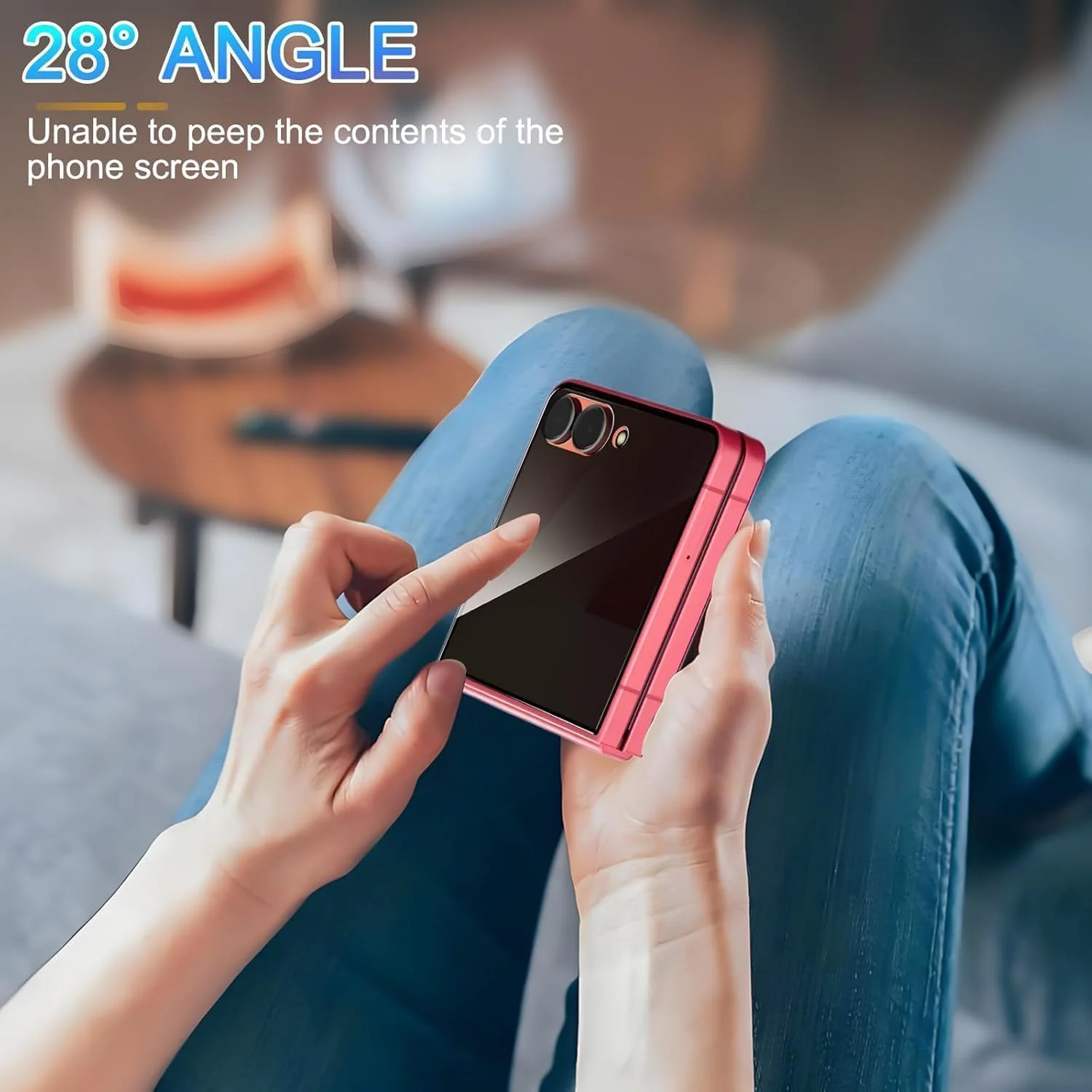 محافظ صفحه نمایش حریم خصوصی برای گوشی سامسونگ Z Flip 7 محافظ صفحه نمایش حریم خصوصی برای گوشی سامسونگ Z Flip 7