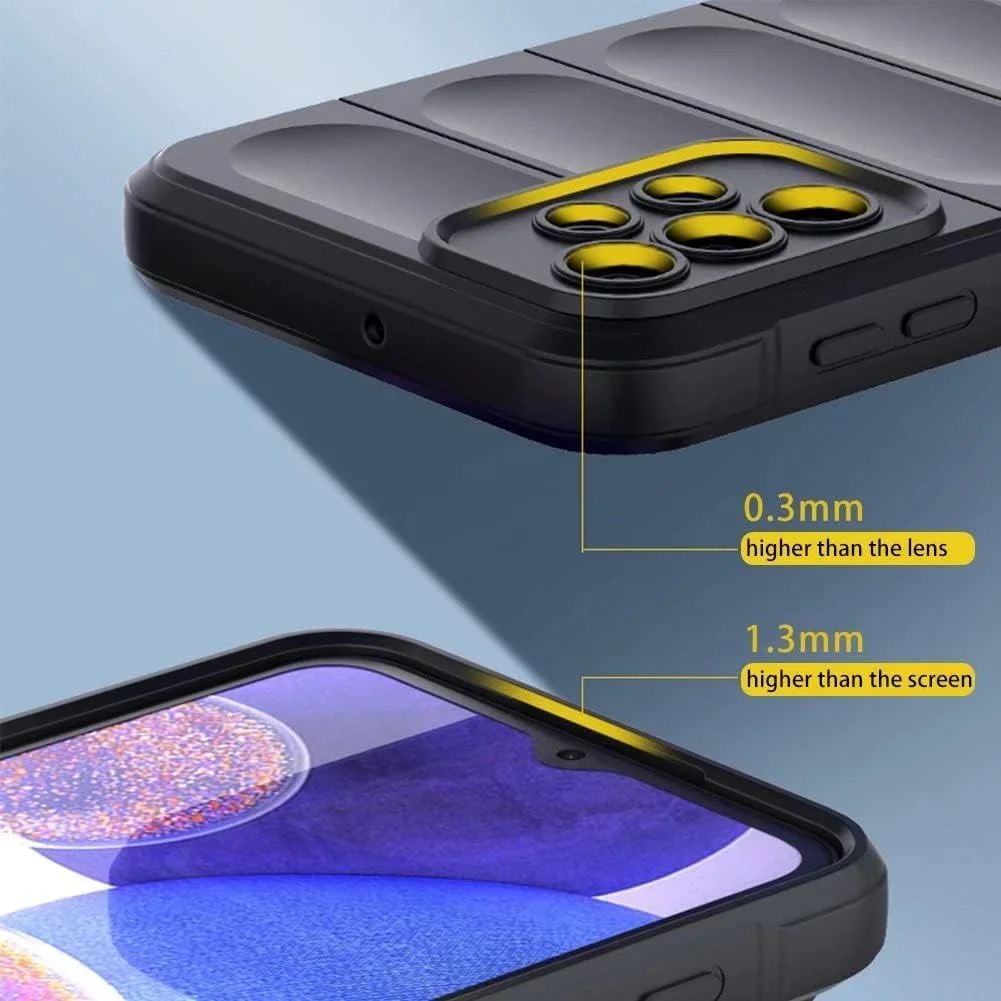 قاب گوشی QINOUK برای Honor 80، قاب TPU انعطاف پذیر ضد خش، طراحی 10 ایربگ نامرئی، به همراه [2 عدد] محافظ صفحه نمایش شیشه ای حرارت دیده، برای Honor 80 - آبی آسمانی