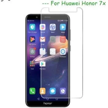 FHNLKFS 2 عدد شیشه محافظ صفحه نمایش، مناسب برای گوشی هواوی Honor 7X، شیشه حرارت دیده محافظ ضد خش، مناسب برای گوشی Honor 7x