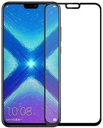 محافظ صفحه نمایش شیشه ای حرارت دیده خمیده سه بعدی Muzz Honor 8X، مقاوم در برابر خراش و لمس 5D برای گوشی Honor 8X محافظ صفحه نمایش شیشه ای حرارت دیده خمیده سه بعدی Muzz Honor 8X، مقاوم در برابر خراش و لمس 5D برای گوشی Honor 8X