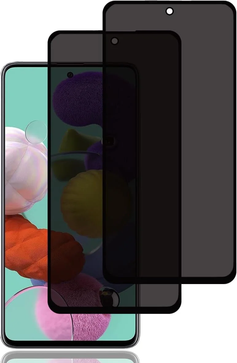 [بسته 2 عددی] محافظ صفحه نمایش ضد جاسوسی سازگار با HONOR X6c - صفحه نمایش شیشه ای حریم خصوصی، فیلم شیشه ای سه بعدی، محافظ ضد خش ضد نگاه دزدکی با سختی 9H