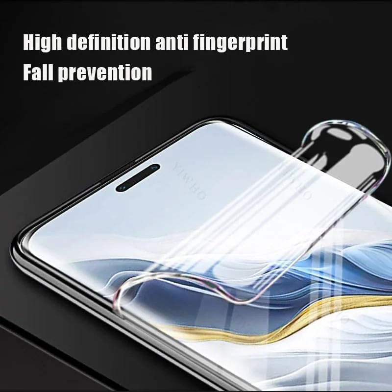 محافظ صفحه نمایش هیدروژل [2+2] Moninsta سازگار با گوشی Honor Magic 6 Pro و محافظ لنز دوربین، فیلم با حساسیت بالا، پوشش کامل، محافظ HD شفاف، مقاوم در برابر خراش، نصب آسان