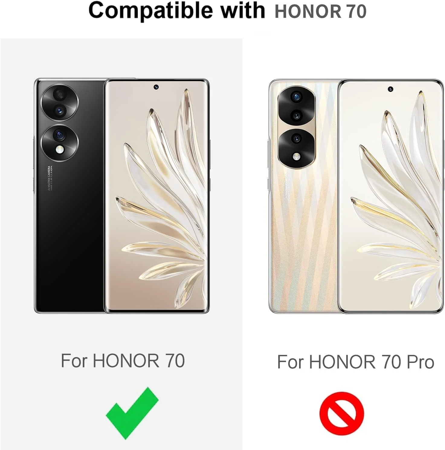 محافظ صفحه نمایش نرم MuHadJiya برای گوشی Honor 70 به همراه قاب شفاف [بسته 4 عددی: 3 محافظ صفحه + 1 قاب]، فیلم محافظ TPU نرم و شفاف HD به همراه کاور شفاف (مخصوص Honor 70)