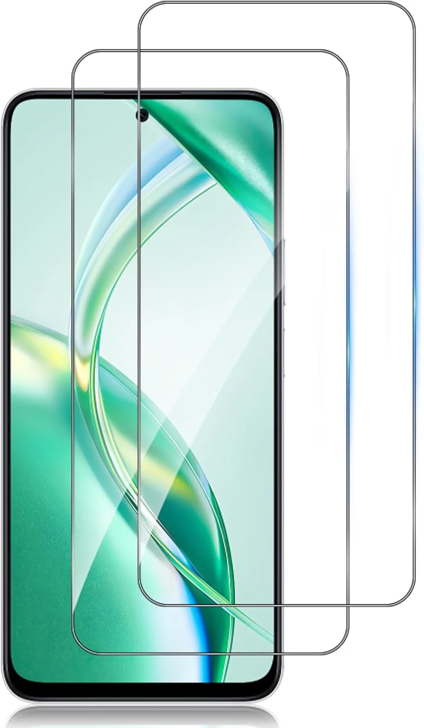 محافظ صفحه نمایش شیشه ای حرارت دیده HeeYeal سازگار با گوشی Honor 200 Smart 5G، [2 عدد] محافظ صفحه نمایش با سختی 9H، فوق العاده مقاوم در برابر خراش، محافظ صفحه نمایش شیشه ای HD برای گوشی Honor 200 Smart 5G