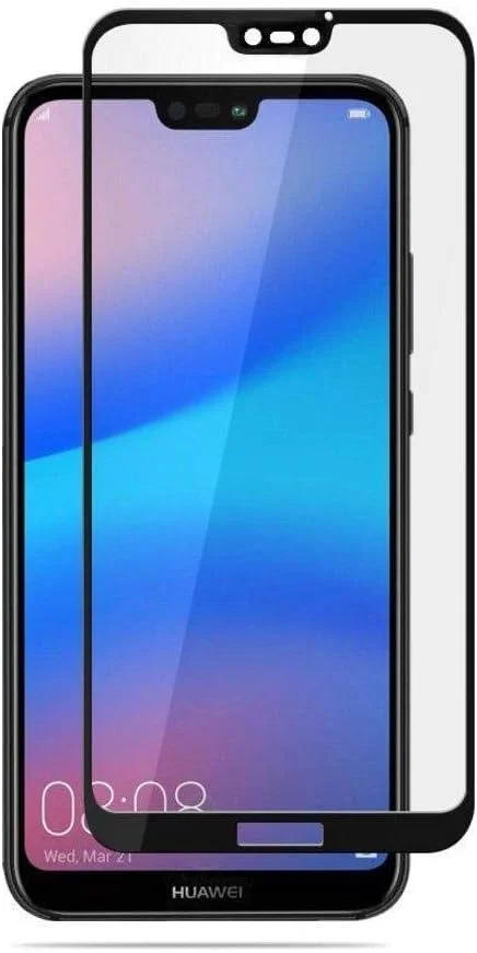محافظ صفحه نمایش شیشه ای حرارت دیده سه بعدی با پوشش کامل هواوی Honor 10 - مشکی