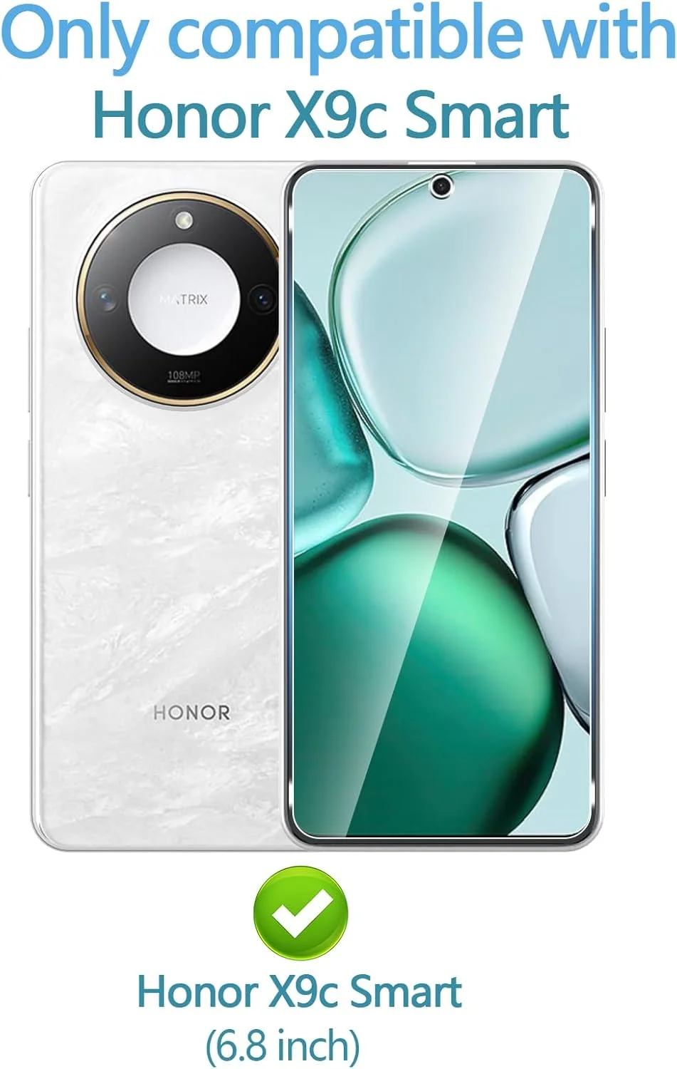 محافظ صفحه نمایش سه تکه Anoowkoa برای گوشی Honor X9c Smart 5G، شیشه حرارت دیده شفاف با پوشش کامل صفحه نمایش، سازگار با Honor X9c Smart محافظ صفحه نمایش سه تکه Anoowkoa برای گوشی Honor X9c Smart 5G، شیشه حرارت دیده شفاف با پوشش کامل صفحه نمایش، سازگار با Honor X9c Smart