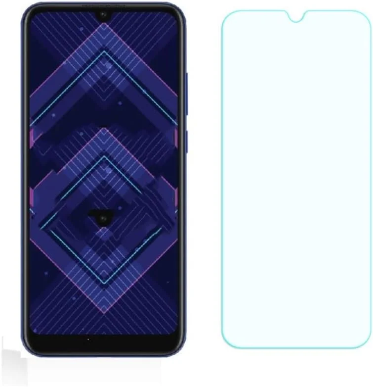 FHNLKFS محافظ صفحه نمایش شیشه ای حرارت دیده 3 عددی، مناسب برای گوشی Huawei Honor 8A 6.09 اینچ، شیشه محافظ 9H 2.5D، مناسب برای گوشی Huawei Honor 8 A 8A Pro