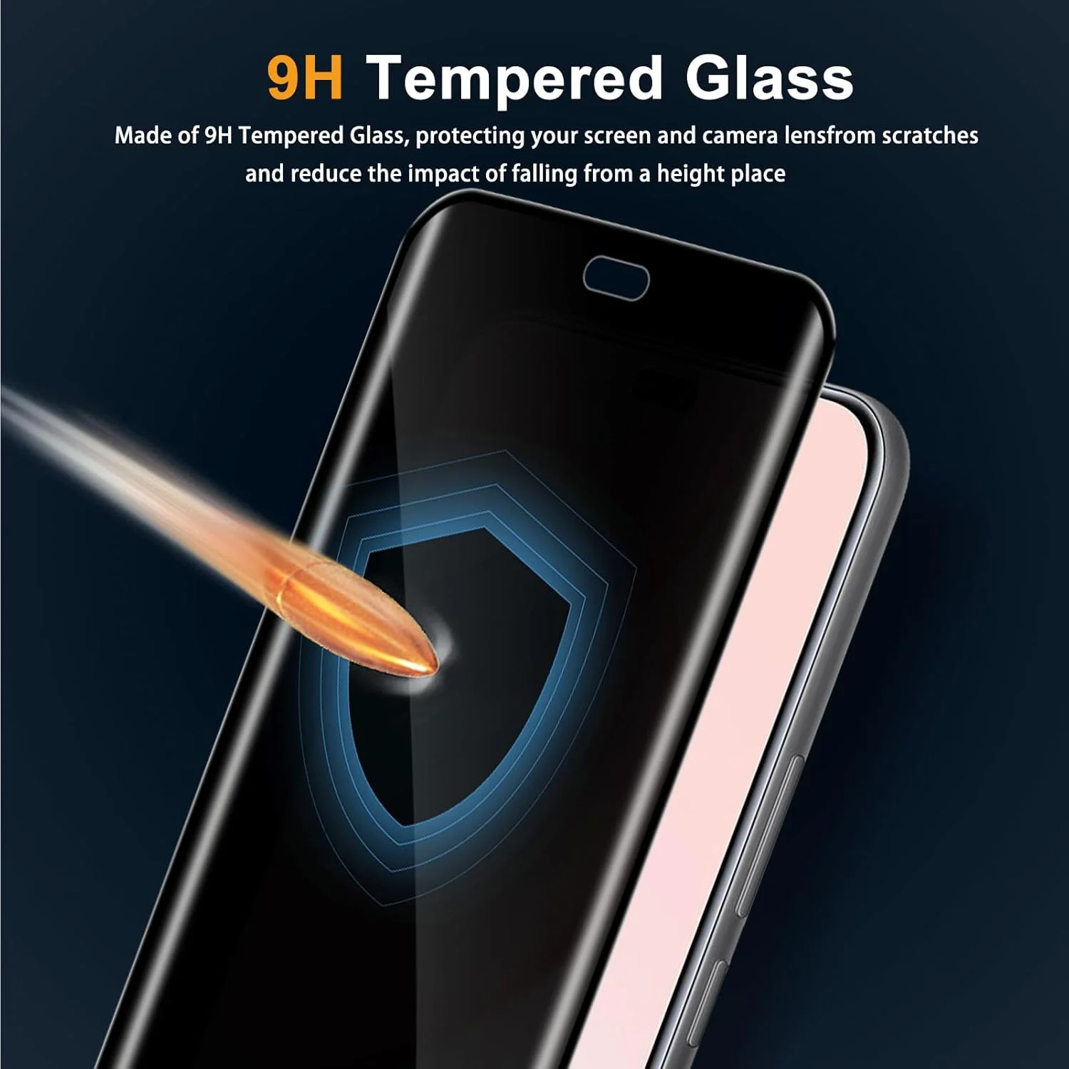 محافظ صفحه نمایش حریم خصوصی HeeYeal، به همراه محافظ لنز دوربین برای Honor 400 Pro 5G [بسته 2 + 2 عددی]، [ضد خش] [9H] فیلم شیشه ای حرارت دیده ضد جاسوسی برای Redmi Note 13 Pro+ 5G