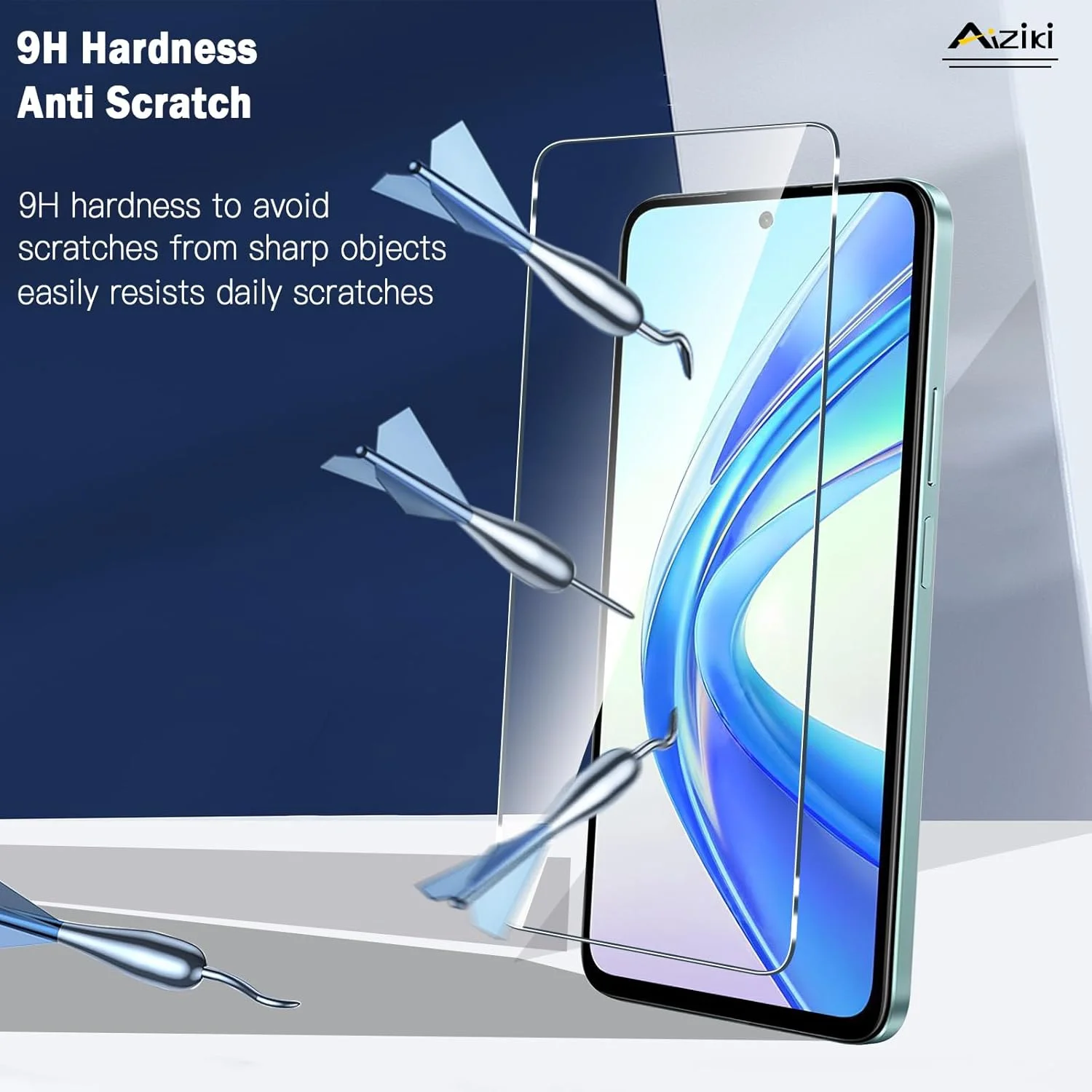 Aiziki [2 عدد شیشه حرارت دیده برای آنر X7b 5G، شفاف HD، ضد خش، ضد اثر انگشت، محافظ صفحه نمایش پوشش کامل با سختی 9H برای آنر X7b 5G Aiziki [2 عدد شیشه حرارت دیده برای آنر X7b 5G، شفاف HD، ضد خش، ضد اثر انگشت، محافظ صفحه نمایش پوشش کامل با سختی 9H برای آنر X7b 5G