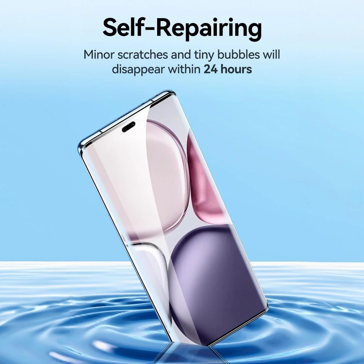 محافظ صفحه نمایش T Tersely [بسته 2 عددی] برای گوشی Honor X9c 5G، پوشش کامل هیدروژل Aqua HD شفاف ضد خش بدون حباب محافظ صفحه نمایش خود ترمیم شونده منحنی برای Honor X9c 5G