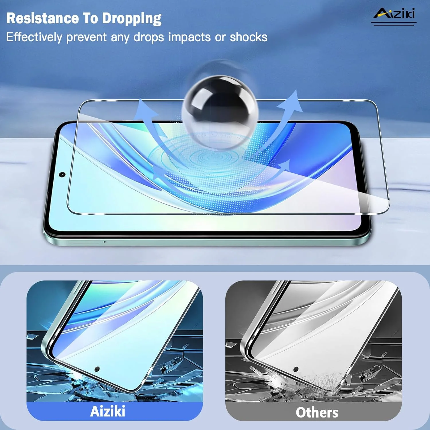 Aiziki [2 عدد شیشه حرارت دیده برای آنر X7b 5G، شفاف HD، ضد خش، ضد اثر انگشت، محافظ صفحه نمایش پوشش کامل با سختی 9H برای آنر X7b 5G Aiziki [2 عدد شیشه حرارت دیده برای آنر X7b 5G، شفاف HD، ضد خش، ضد اثر انگشت، محافظ صفحه نمایش پوشش کامل با سختی 9H برای آنر X7b 5G