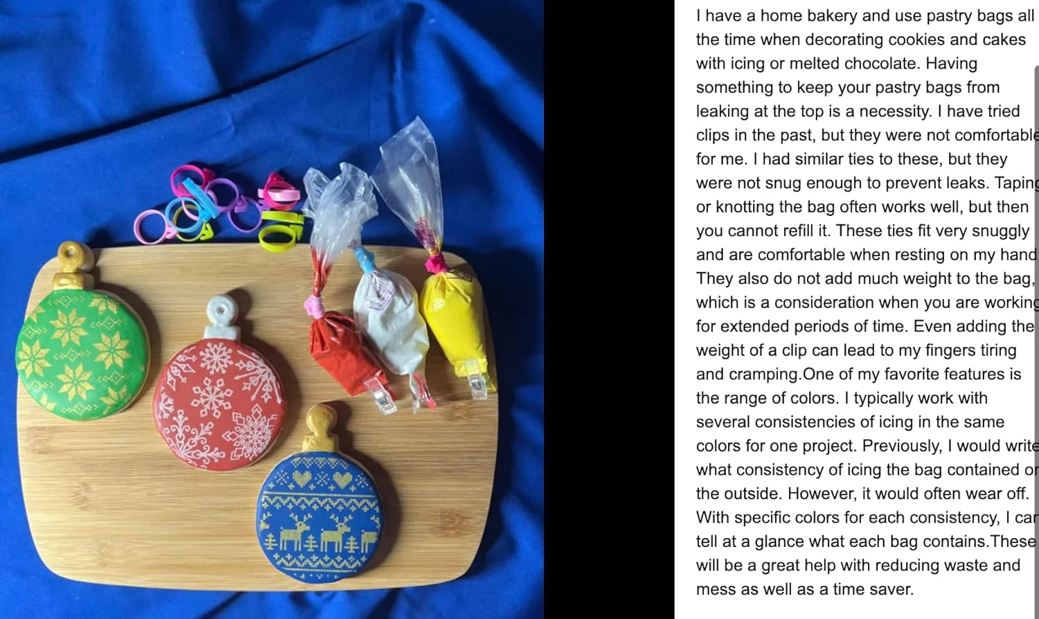 بست های کیسه شیرینی پزی ARNISION، بسته 40 عددی، بست های سیلیکونی کیسه آیسینگ، بست های قابل استفاده مجدد کیسه پایپینگ، گیره های تزئینی کیک و شیرینی پزی، شامل 5 رنگ. مناسب برای مهر و موم کردن کاپ کیک، کلوچه و شیرینی