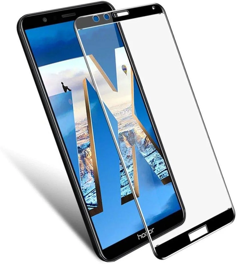 محافظ صفحه نمایش شیشه ای مشکی گوشی هوآوی Honor 7x - ضد خش