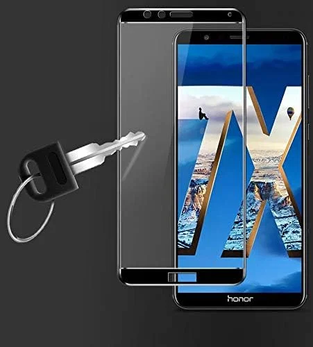 محافظ صفحه نمایش شیشه ای مشکی گوشی هوآوی Honor 7x - ضد خش