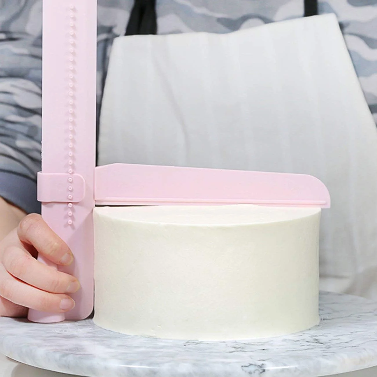 صاف کننده خامه کیک قابل تنظیم، ابزار تزیین کیک، لوازم جانبی آشپزخانه، ابزار شیرینی پزی