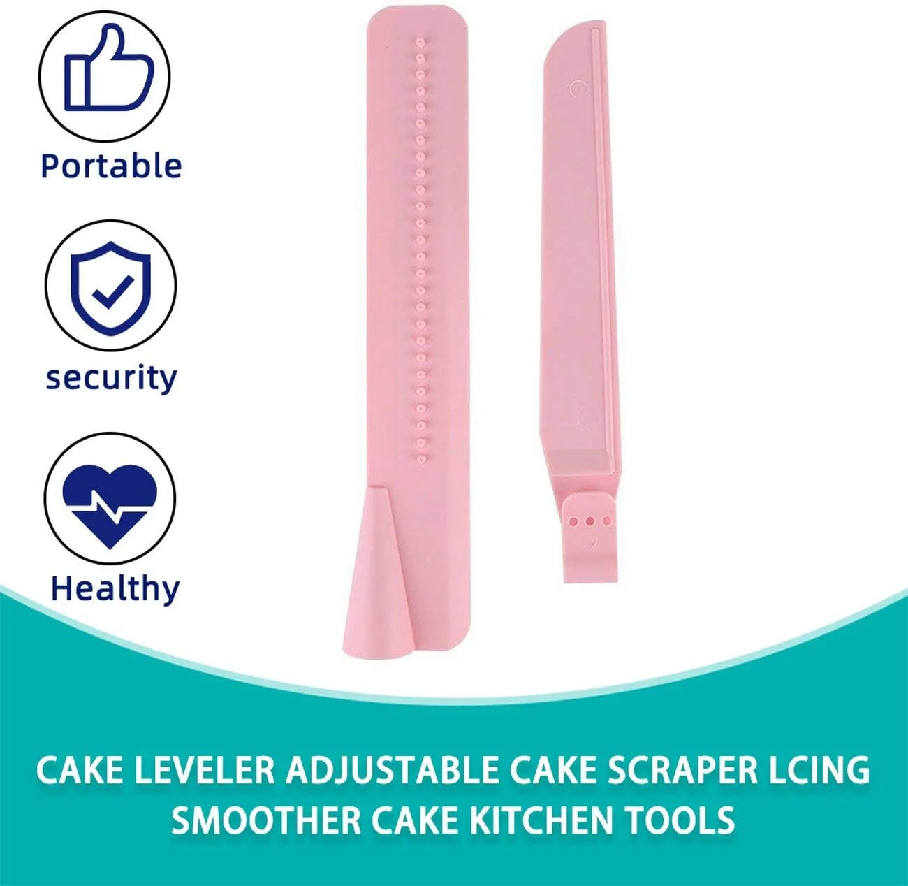 صاف کننده خامه کیک قابل تنظیم، ابزار تزیین کیک، لوازم جانبی آشپزخانه، ابزار شیرینی پزی