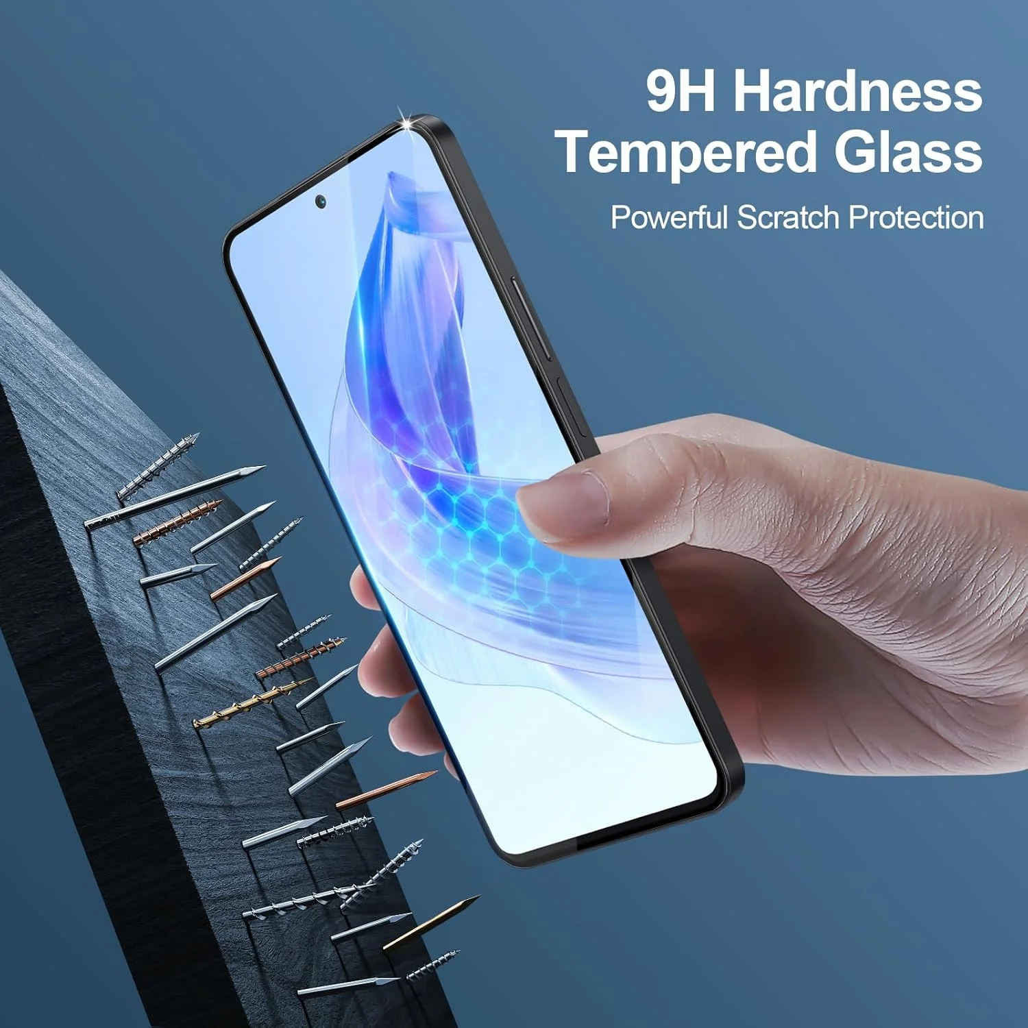 محافظ صفحه نمایش شیشه ای حرارت دیده GiiYoon برای گوشی آنر 90 لایت (بسته 3 عددی) [پوشش کامل HD] [نصب آسان] [لبه گرد] [مقاوم در برابر خراش] [سختی 9H]