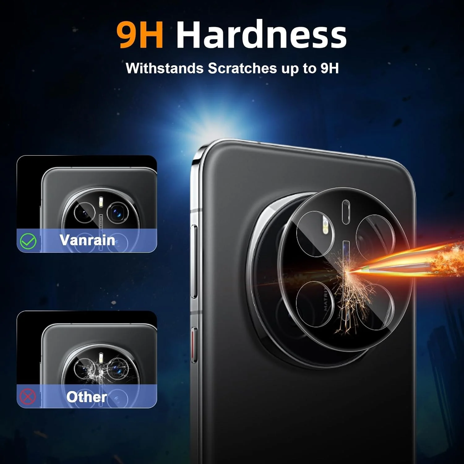 محافظ لنز دوربین Vanrain از جنس شیشه حرارت دیده مناسب برای گوشی Honor Magic 7 Pro، بسته 3 عددی، فیلم محافظ دوربین با سختی 9H، فوق العاده شفاف، شیشه محافظ لنز مقاوم در برابر خراش برای Honor Magic 7 Pro محافظ لنز دوربین Vanrain از جنس شیشه حرارت دیده مناسب برای گوشی Honor Magic 7 Pro، بسته 3 عددی، فیلم محافظ دوربین با سختی 9H، فوق العاده شفاف، شیشه محافظ لنز مقاوم در برابر خراش برای Honor Magic 7 Pro