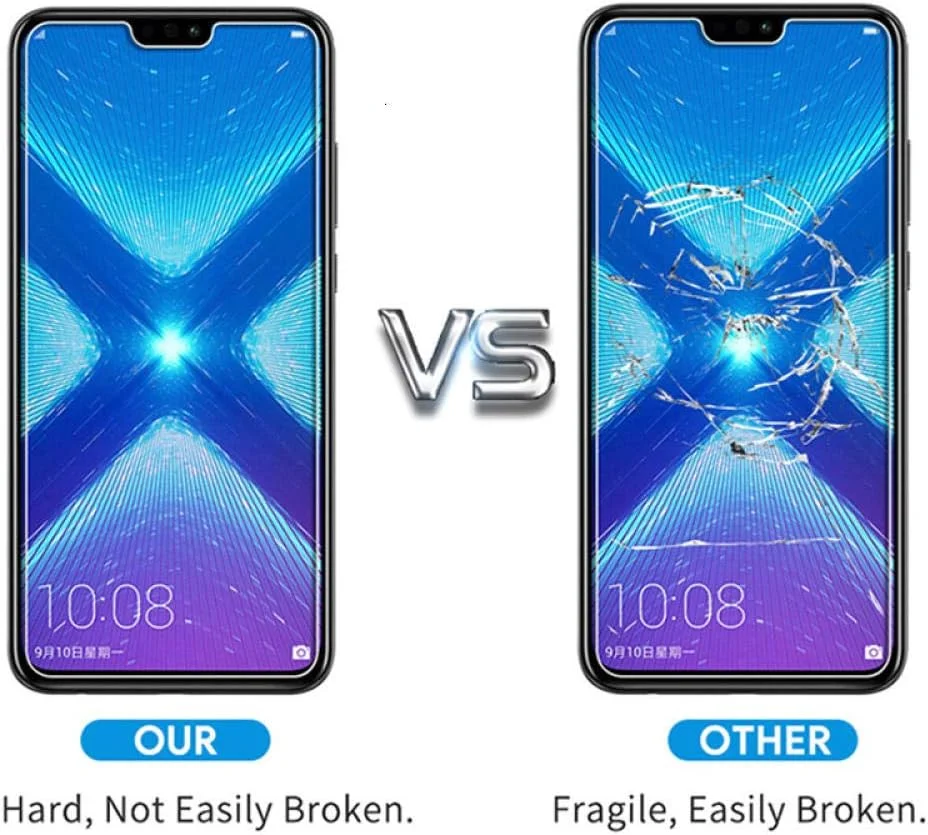 محافظ صفحه نمایش شیشه ای سه تکه برای گوشی هواوی Honor 8X، فیلم سخت شیشه ای حرارت دیده برای گوشی هواوی Honor 8X Max 8 X View 10 Lite - مناسب برای Honor View 10 Lite محافظ صفحه نمایش شیشه ای سه تکه برای گوشی هواوی Honor 8X، فیلم سخت شیشه ای حرارت دیده برای گوشی هواوی Honor 8X Max 8 X View 10 Lite - مناسب برای Honor View 10 Lite