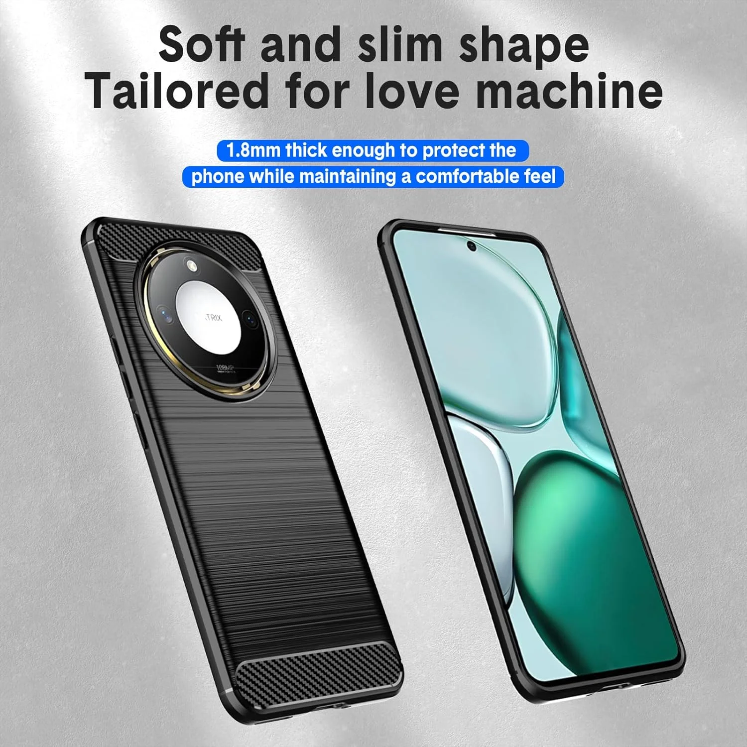 کاور نتبوک برای گوشی Honor X9C Smart 5G، کاور TPU سیلیکونی فیبر کربنی نرم و برس خورده و یک عدد محافظ صفحه نمایش شیشه ای حرارت دیده، ضد خش، ضد لغزش، ضد ضربه کاور Honor X9C Smart کاور نتبوک برای گوشی Honor X9C Smart 5G، کاور TPU سیلیکونی فیبر کربنی نرم و برس خورده و یک عدد محافظ صفحه نمایش شیشه ای حرارت دیده، ضد خش، ضد لغزش، ضد ضربه کاور Honor X9C Smart