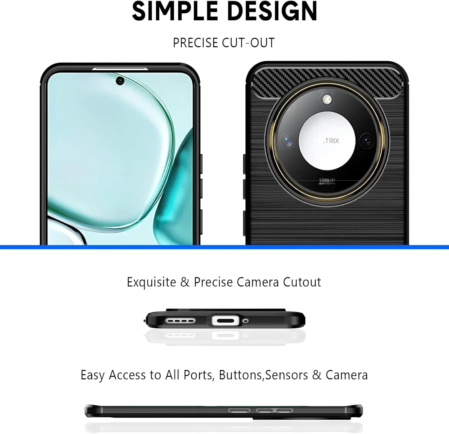 کاور نتبوک برای گوشی Honor X9C Smart 5G، کاور TPU سیلیکونی فیبر کربنی نرم و برس خورده و یک عدد محافظ صفحه نمایش شیشه ای حرارت دیده، ضد خش، ضد لغزش، ضد ضربه کاور Honor X9C Smart کاور نتبوک برای گوشی Honor X9C Smart 5G، کاور TPU سیلیکونی فیبر کربنی نرم و برس خورده و یک عدد محافظ صفحه نمایش شیشه ای حرارت دیده، ضد خش، ضد لغزش، ضد ضربه کاور Honor X9C Smart