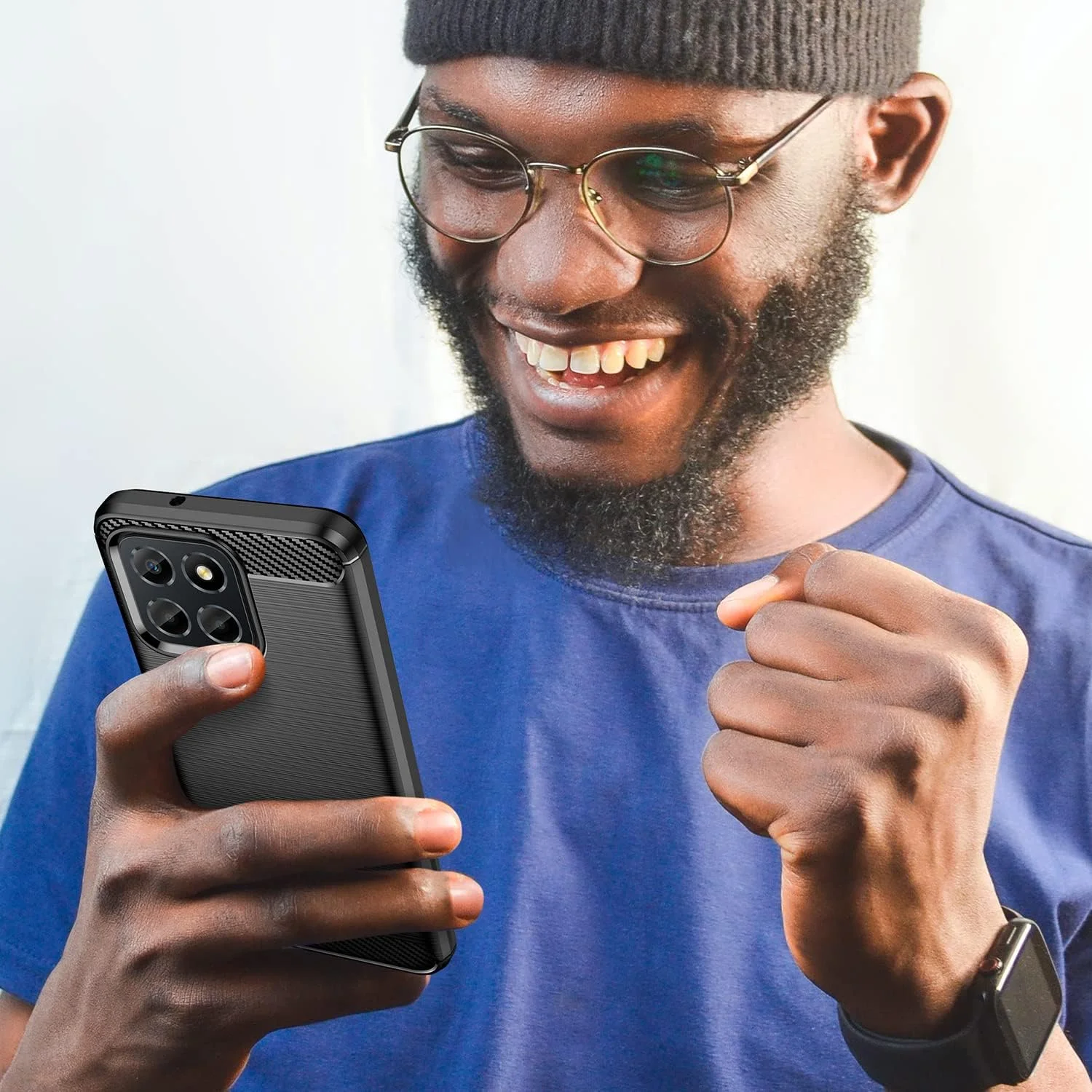 2 عدد قاب به همراه 2 عدد محافظ صفحه نمایش شیشه ای، قاب محافظ گوشی سازگار با Honor X6/Honor 70 Lite، قاب ضد ضربه سازگار با Honor X6/Honor 70 Lite، قاب سیلیکونی موبایل مشکی + سرمه ای 2 عدد قاب به همراه 2 عدد محافظ صفحه نمایش شیشه ای، قاب محافظ گوشی سازگار با Honor X6/Honor 70 Lite، قاب ضد ضربه سازگار با Honor X6/Honor 70 Lite، قاب سیلیکونی موبایل مشکی + سرمه ای