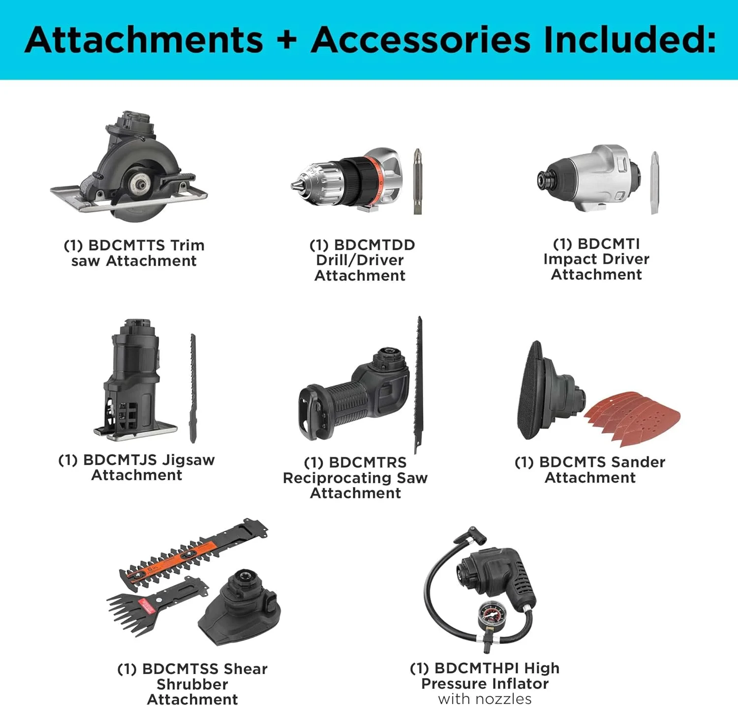 MATRIX™ 20V MAX* Power Tool Kit, Includes Cordless Drill, 12 Attachments and Storage Case