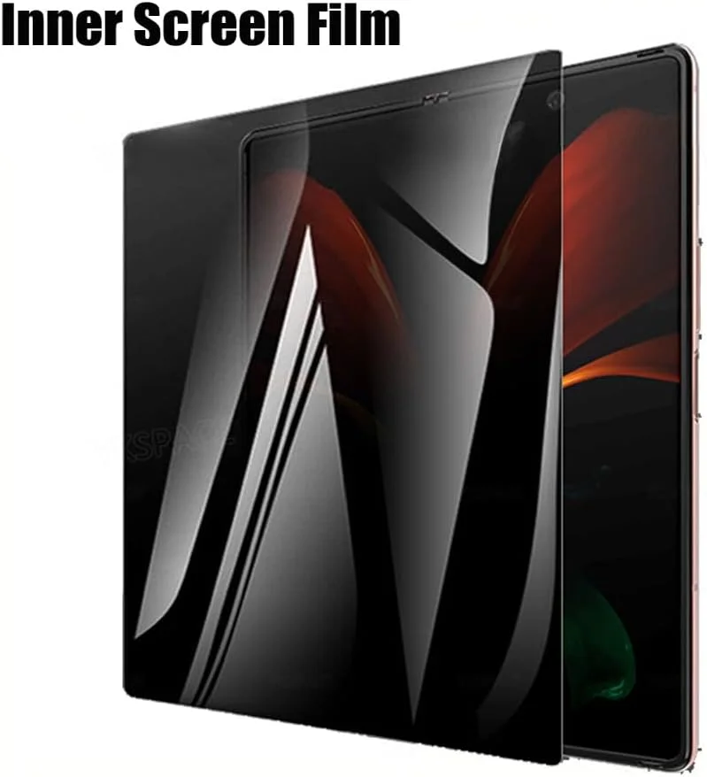 محافظ صفحه نمایش هیدروژل نرم حریم خصوصی Gruattreay سازگار با گوشی Honor Magic V3 Purse، ضد جاسوسی، محافظ صفحه نمایش داخلی و خارجی برای Magic V3