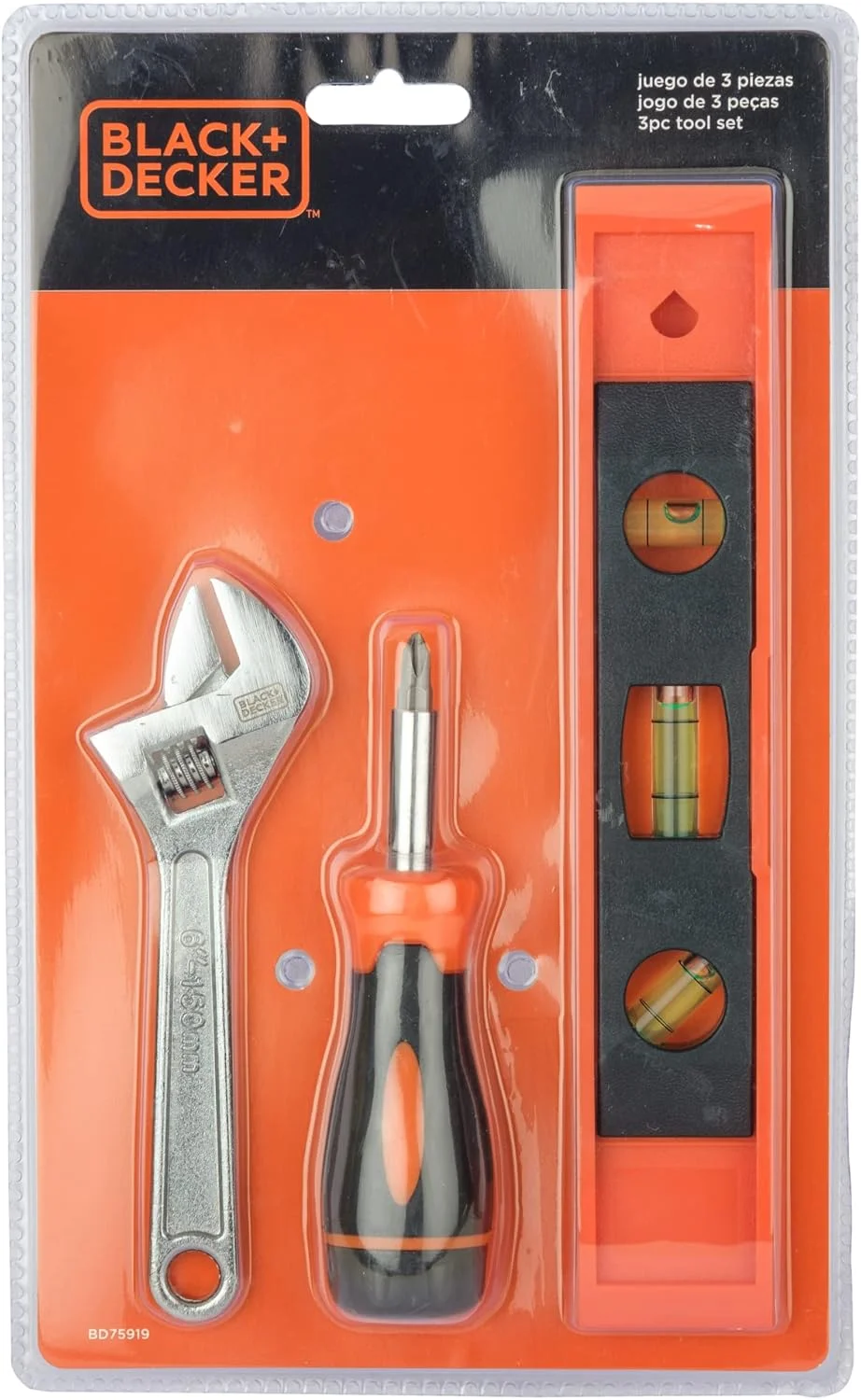 مجموعه ابزار 3 تکه بلک اند دکر مدل BD75919